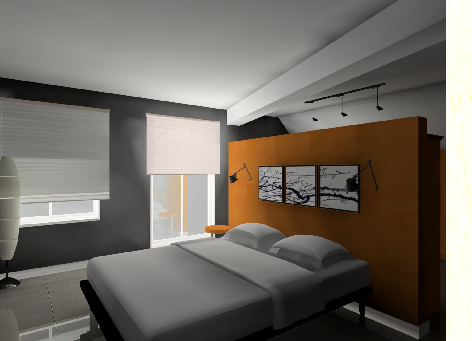 cuarto espacioso e iluminado con reformas