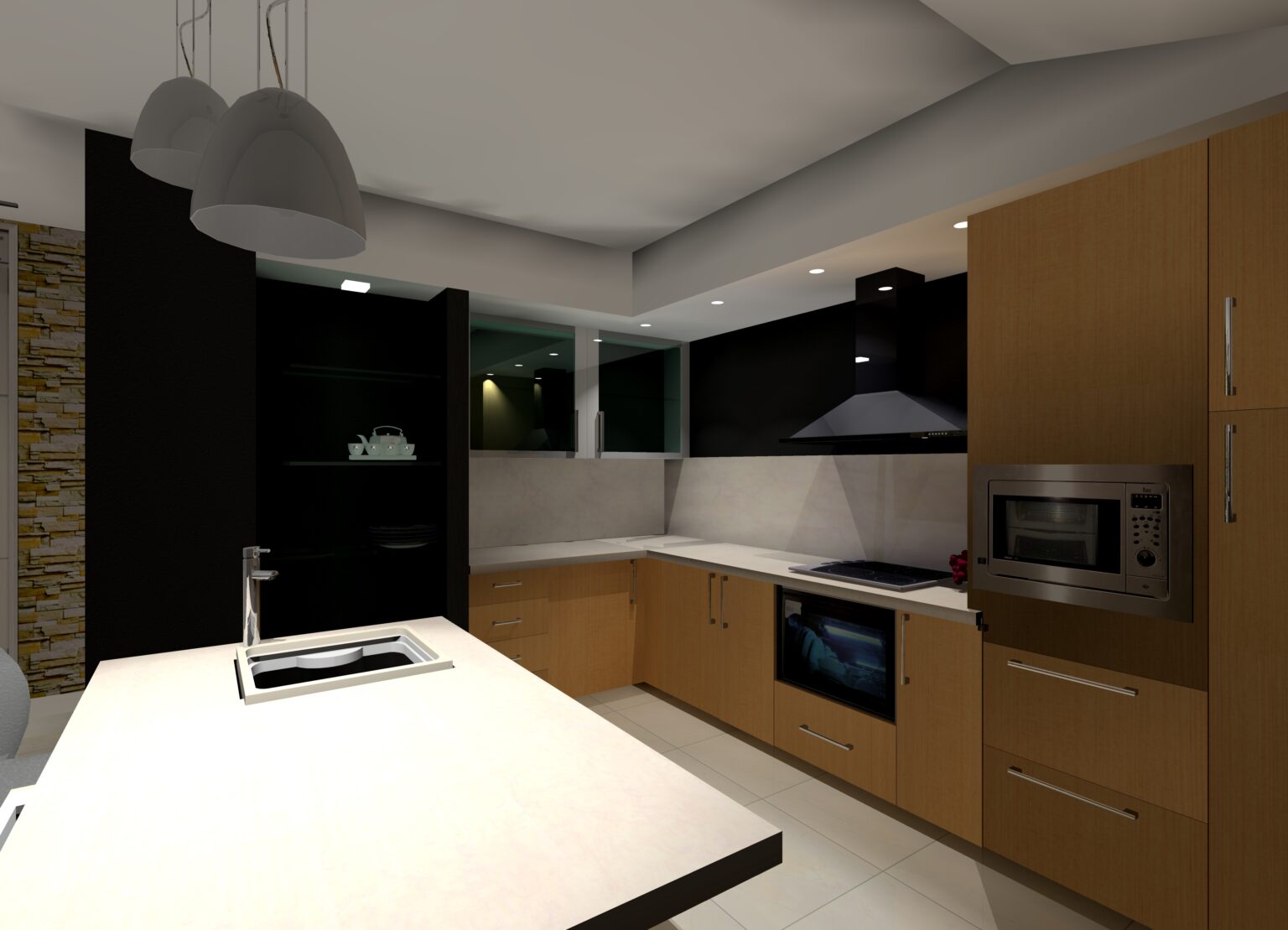 Espacio renovado con un enfoque moderno y funcional.